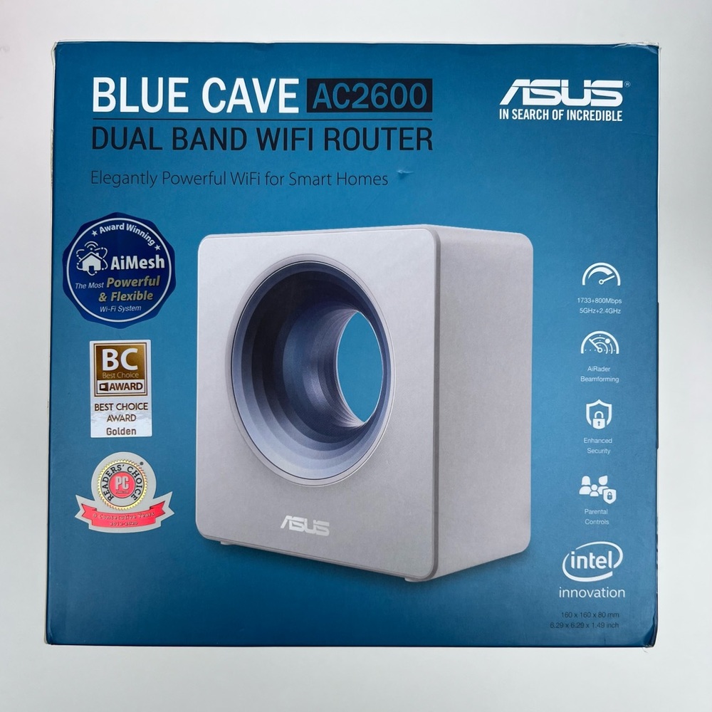 ASUS AC2600 Wifi Router Blue Cave.